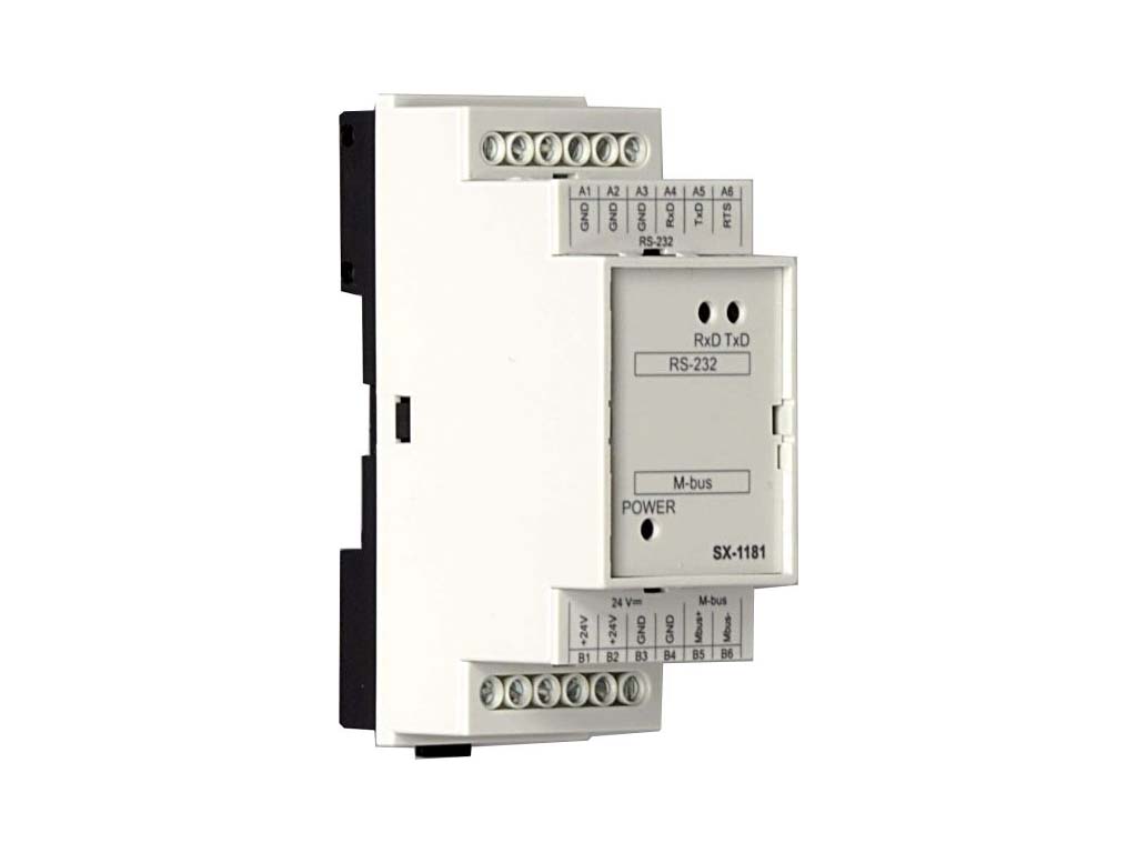 SX-1181, M-bus to  RS-232 converter